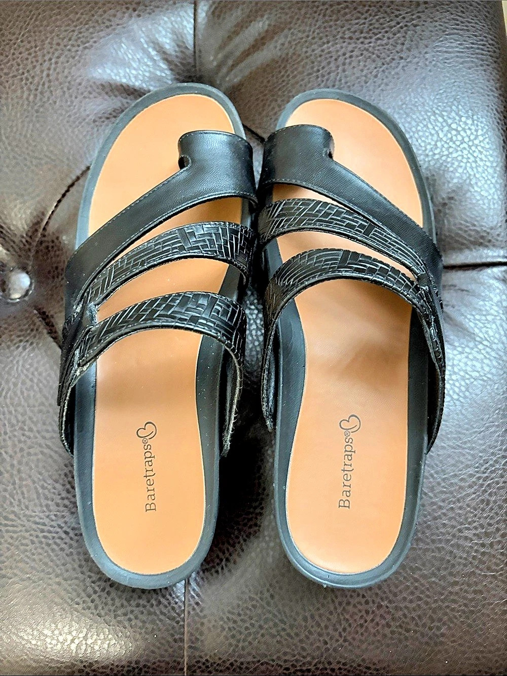 Baretraps Jonelle Slide Sandal Black Strappy Sandals